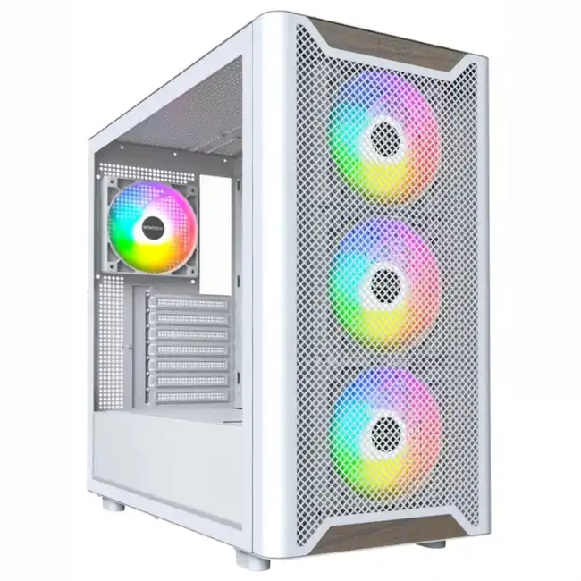 Корпус Montech XR WOOD WHITE (Игровые, Midi-Tower)