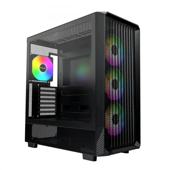 Корпус Montech X5 BLACK (Игровые, Midi-Tower)