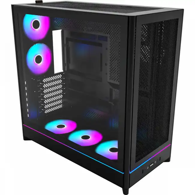 Корпус Montech HS01 PRO BLACK (Игровые, Midi-Tower)