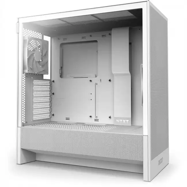 Корпус NZXT H5 Flow White CC-H52FW-01 (Игровые, Midi-Tower)
