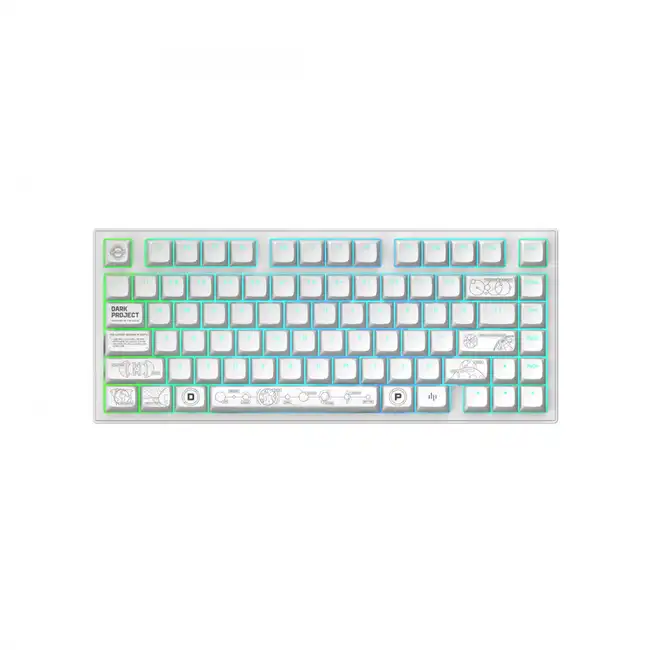 Клавиатура Dark Project Project ALU81A Terra Nova White DPKB_NOVA_81_ANSI_WHITE (Беспроводная, USB)