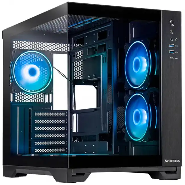 Корпус Chieftec Visio GM-30B-TG-OP (Игровые, Midi-Tower)