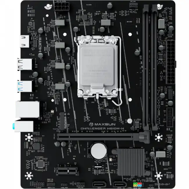 Материнская плата Maxsun  Challenger H610M-H V1 6940709662175 (micro-ATX, LGA 1700)