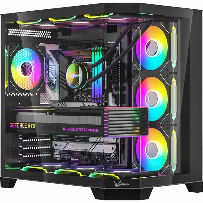 Корпус Formula Crystal Z6 Floe Black (Игровые, Midi-Tower)