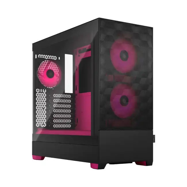 Корпус FRACTAL DESIGN Pop Air RGB Magenta TG Clear Tint FD-C-POR1A-03 (Игровые, Midi-Tower)
