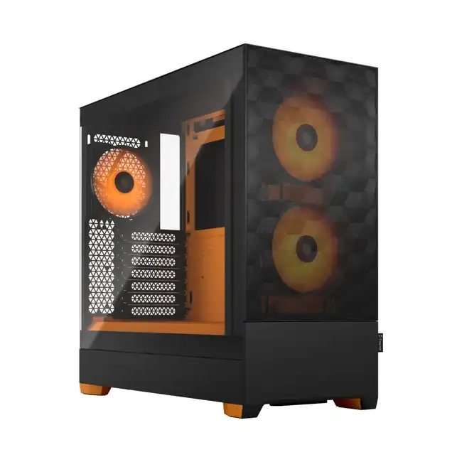 Корпус FRACTAL DESIGN Pop Air RGB Orange TG Clear Tint FD-C-POR1A-05 (Игровые, Midi-Tower)