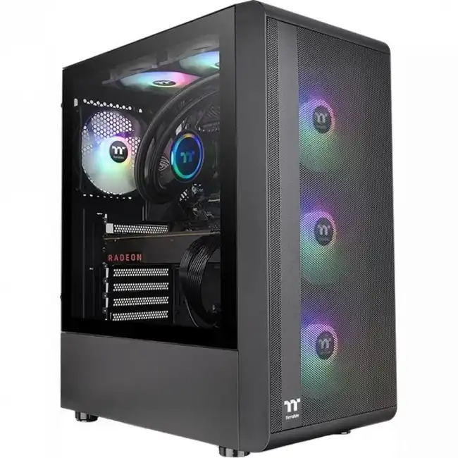 Корпус Thermaltake S200 TG ARGB Black CA-1X2-00M1WN-00 (Игровые, Midi-Tower)
