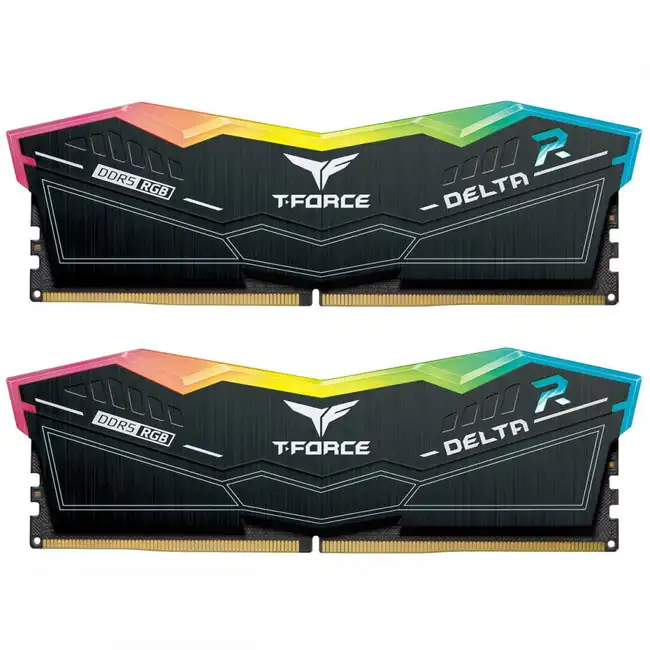 ОЗУ Team Group DELTA RGB FF3D532G6600HC34DC01 (DIMM, DDR5, 32 Гб (2 х 16 Гб), 6600 МГц)