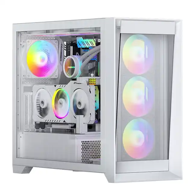 Корпус ACD Lagrange white with 4 pcs ARGB fan AH-TC1GCW-000 (Игровые, Midi-Tower)