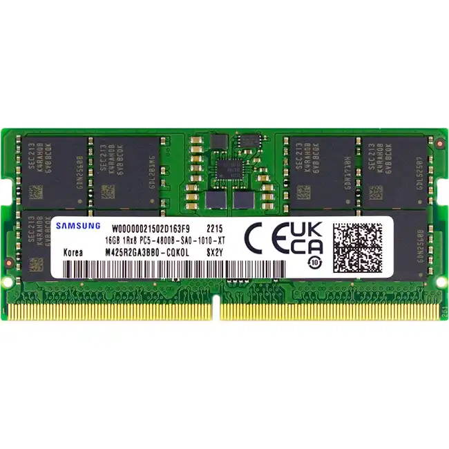 ОЗУ Samsung 16 ГБ M425R2GA3BB0-CQK (SO-DIMM, DDR5, 16 Гб, 4800 МГц)