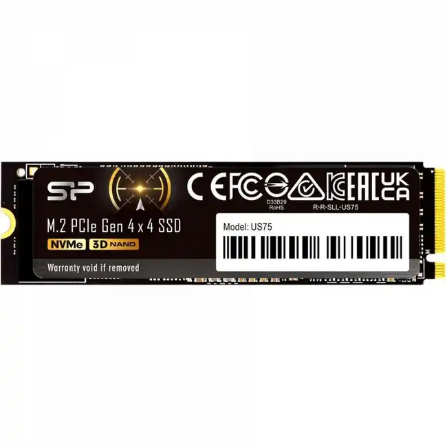 Внутренний жесткий диск Silicon Power US75 SP01KGBP44US7505 (SSD (твердотельные), 1 ТБ, M.2, PCIe)