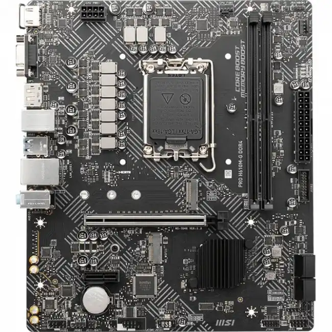 Материнская плата MSI PRO H610M-G (Micro-ATX, LGA 1700)