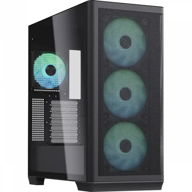 Корпус Aerocool Creator C1 Black (APNX C1 BK) (C1-BK-v1) C1-BK-v1 APCM-CR01043.11 (Игровые, Midi-Tower)