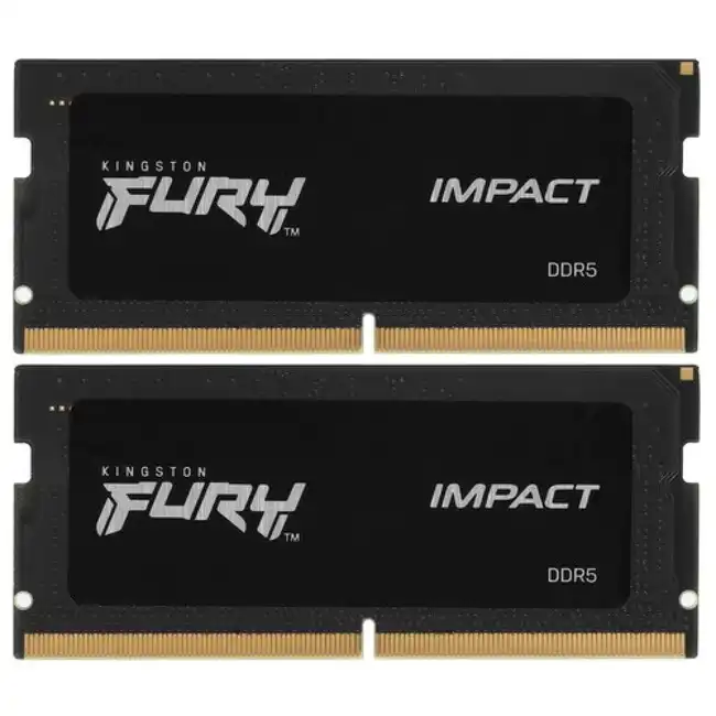 ОЗУ Kingston FURY Impact KF548S38IBK2-16 (SO-DIMM, DDR5, 16 Гб (2 х 8 Гб), 4800 МГц)