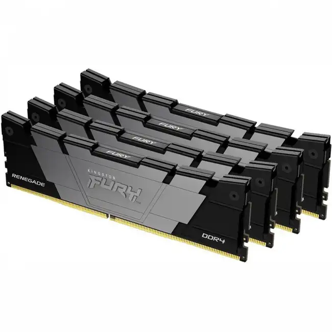 ОЗУ Kingston FURY Renegade Black KF432C16RB2K4/128 (DIMM, DDR4, 128 Гб (4 х 32 Гб), 3200 МГц)
