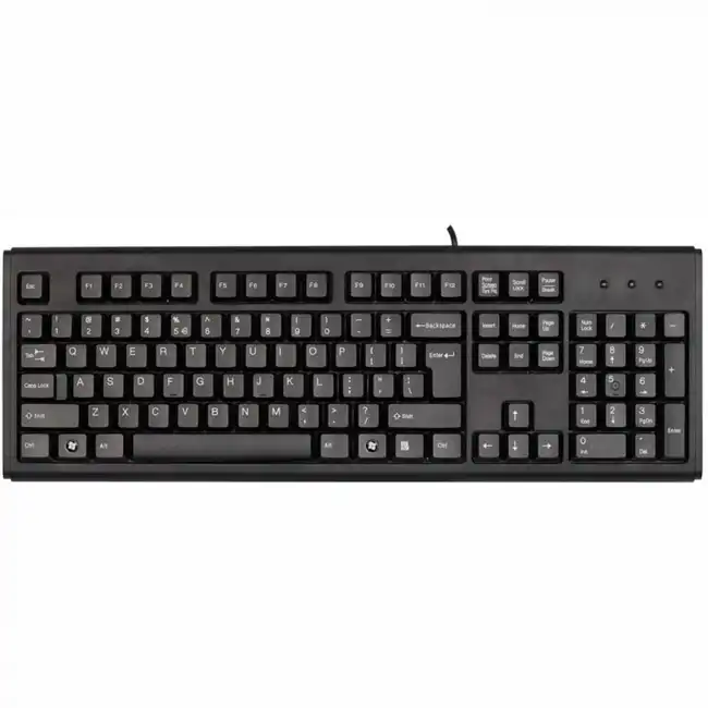 Клавиатура A4Tech KR-83 BLACK (Проводная, USB)
