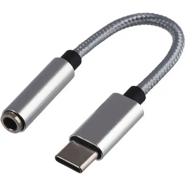 Кабель интерфейсный GoPower 00-00027481 (MINI JACK 3.5 (input) - USB Type C)