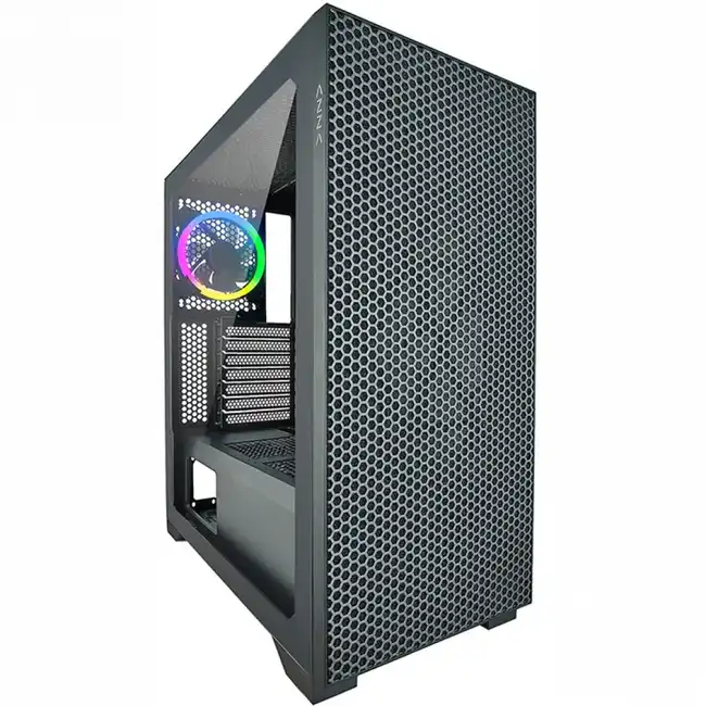 Корпус AZZA Hive Black CSAZ-450 HIVE (Игровые, Midi-Tower)