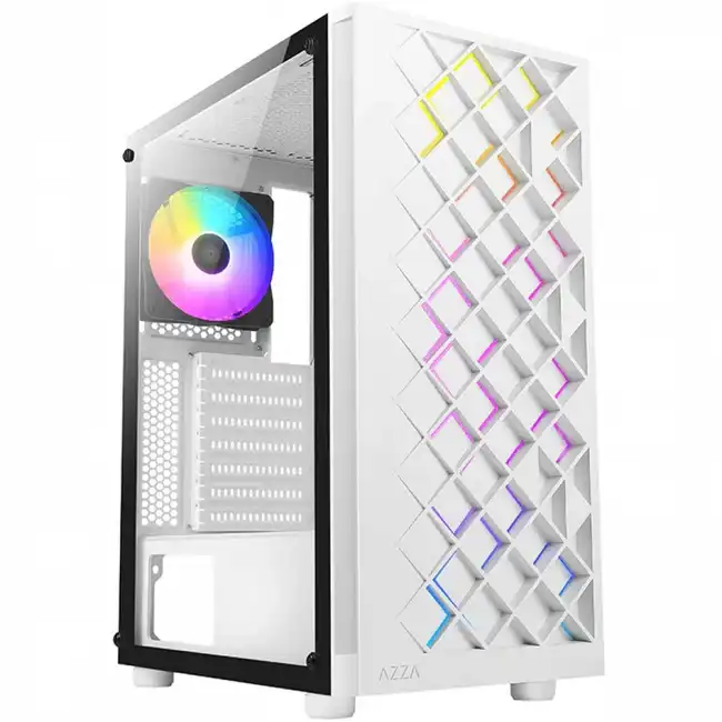 Корпус AZZA Spectra White CSAZ-280W SPECTRA (Игровые, Midi-Tower)