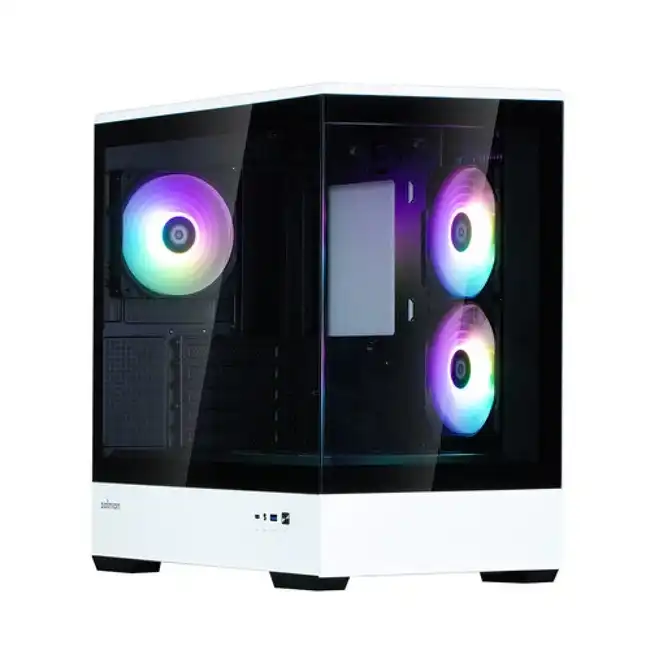 Корпус Zalman P30 BLACK/WHITE P30 BW (Игровые, Mini-Tower)