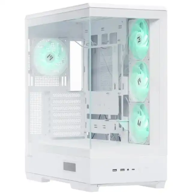 Корпус Zalman P50 DS Белый P50 DS WHITE (Игровые, Midi-Tower)