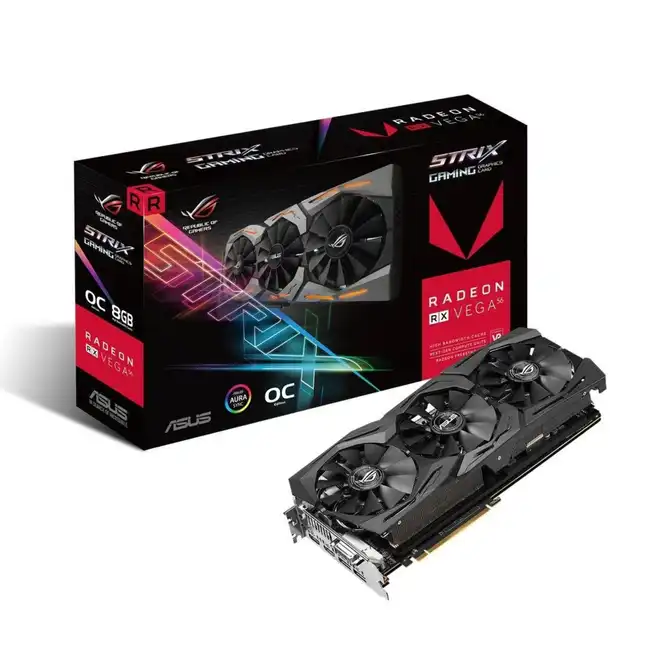 Видеокарта Asus ROG Strix RX VEGA 56 GAMING 90YV0B50-M0NA00 (8 ГБ)
