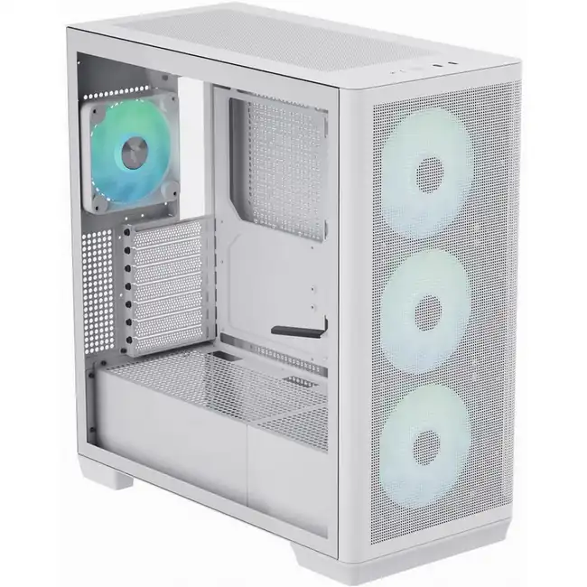 Корпус Aerocool APNX C1 White 4711099474318 (Игровые, Midi-Tower)