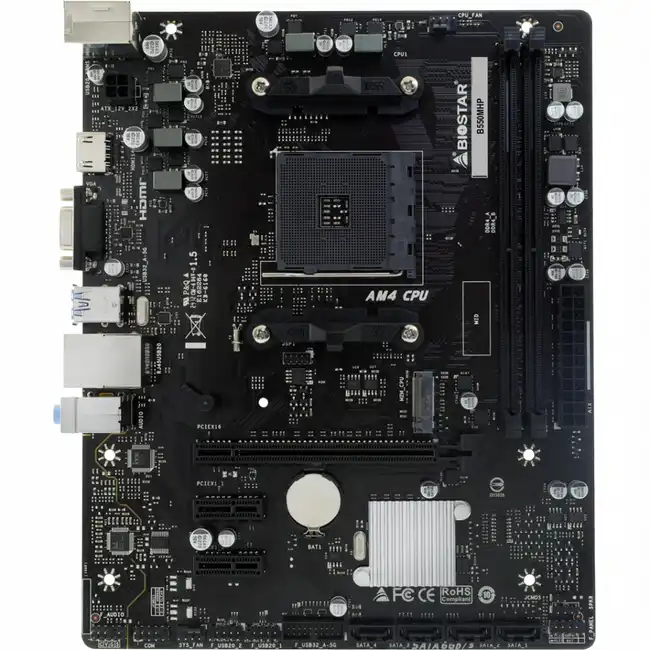 Материнская плата BIOSTAR B550MHP (Micro-ATX, AMD AM4)
