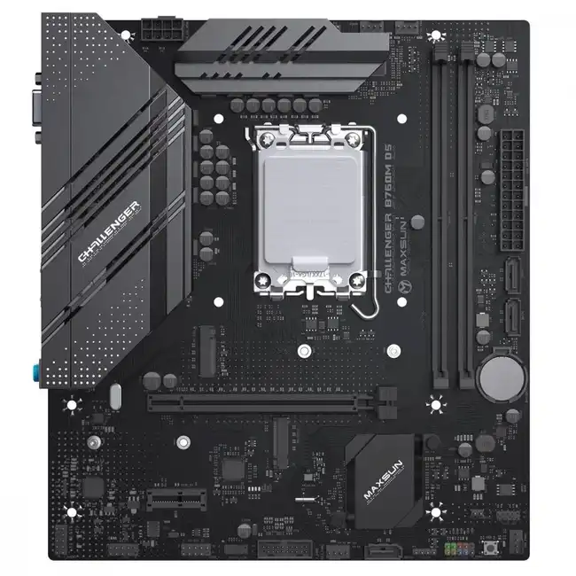 Материнская плата Maxsun  Challenger B760M D5 WIFI 6940709660386 (Micro-ATX, LGA 1700)