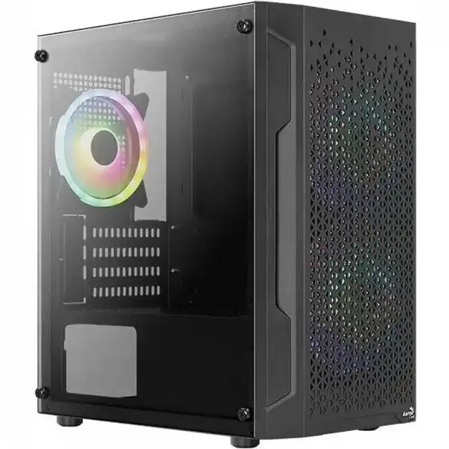 Корпус Aerocool Trinity Mini-G-BK v2 Черный 4710562758627 (Игровые, Mini-Tower)