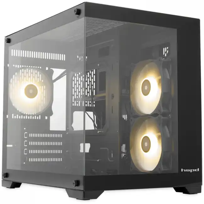 Корпус HSPD F330-TGBK-ARGB (Игровые, Midi-Tower)