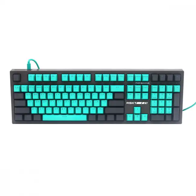 Клавиатура Raskat KM002 Green KM002-GREEN (Проводная, USB)