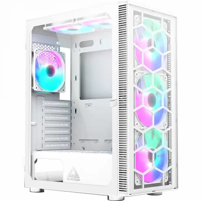 Корпус Montech X3 Glass White X3 GLASS WH (Игровые, Midi-Tower)