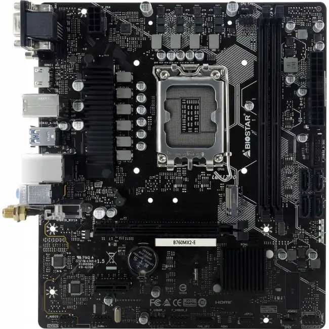 Материнская плата BIOSTAR B760MX2-E (Micro-ATX, LGA 1700)