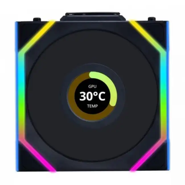 Охлаждение Lian Li UNI FAN SL WIRELESS LCD G99.12SLLCD1W1B.00 (Для системного блока)