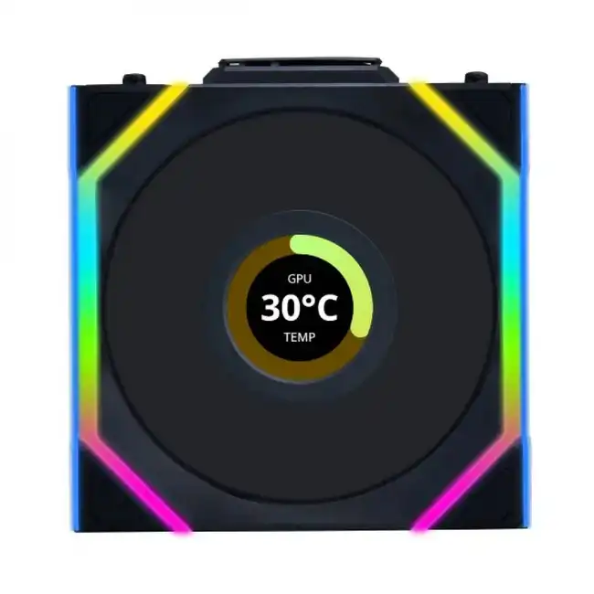 Охлаждение Lian Li UNI FAN SL WIRELESS LCD G99.12RSLLCD1W1B.00 (Для системного блока)