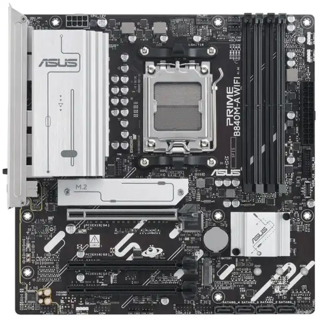 Материнская плата Asus PRIME B840M-A WIFI (Micro-ATX, AMD AM5)