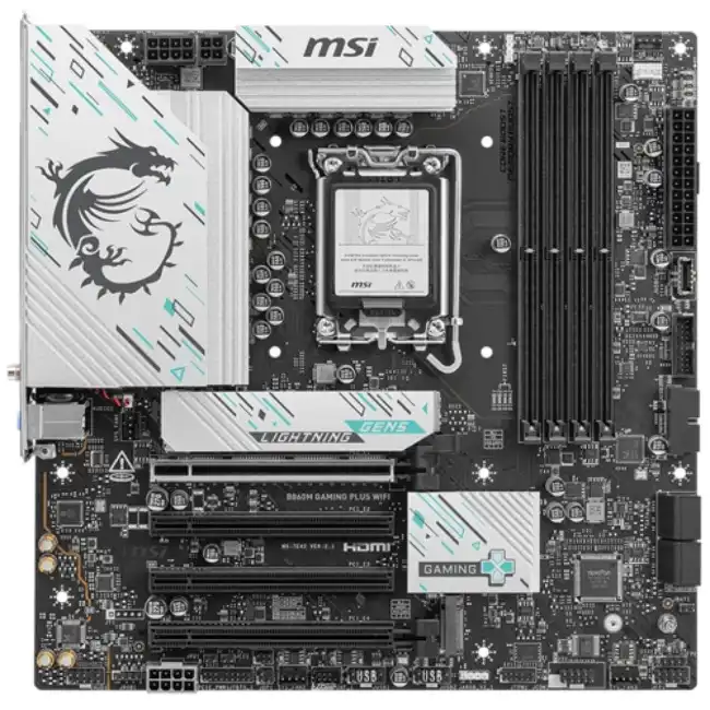 Материнская плата MSI B860M GAMING PLUS WIFI (Micro-ATX, LGA 1851)