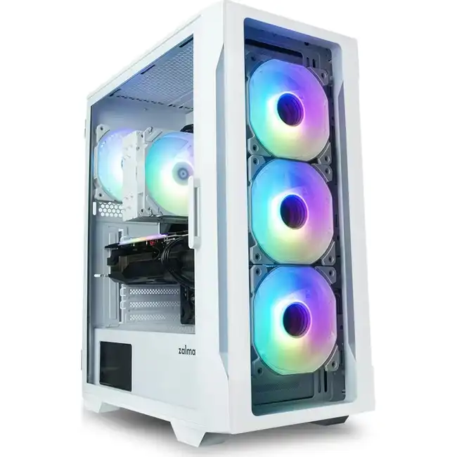 Корпус Zalman i3 Neo TG White i3 Neo TG белый (Игровые, Midi-Tower)