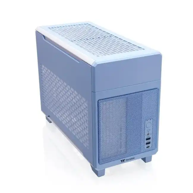 Корпус Thermaltake TR100 Hydrangea Blue CA-11A-00SFNN-00 (Имиджевые, Mini-Tower)