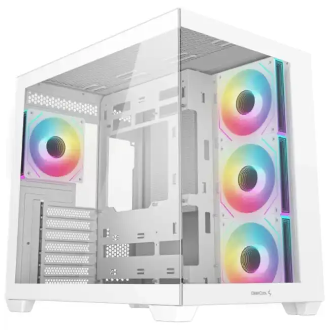 Корпус Deepcool CG530 4F WH R-CG530-WHADA4-G-1 (Игровые, Midi-Tower)