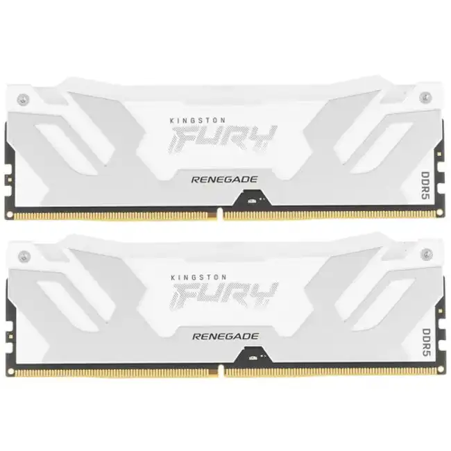 ОЗУ Kingston Fury Renegade White RGB KF568C36RWAK2-32 (DDR5, 32 Гб (2 х 16 Гб), 6800 МГц)