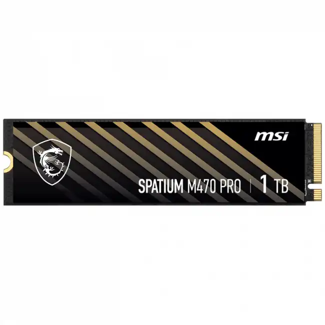 Внутренний жесткий диск MSI SPATIUM M470 PRO PCIE4.0 NVME M.2 1TB (SSD (твердотельные), 1 ТБ, M.2, PCIe)