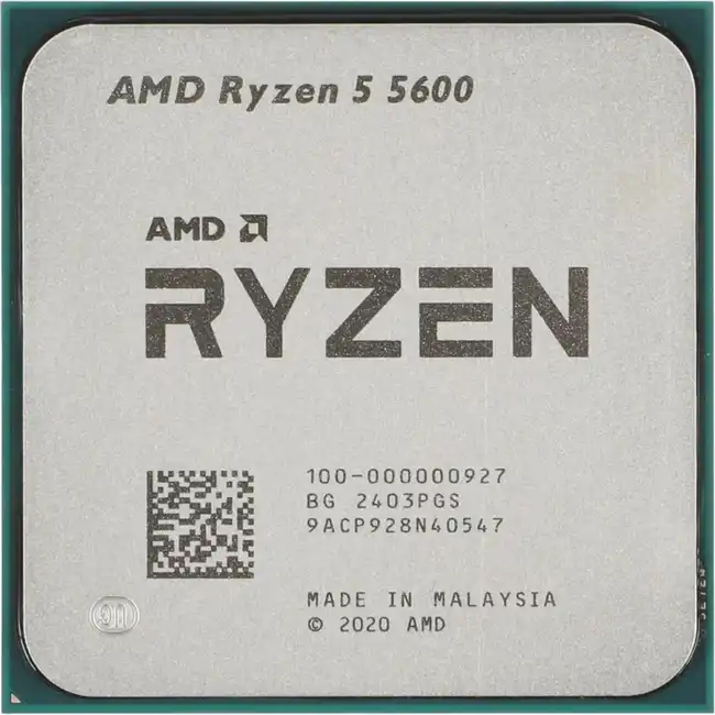 Процессор AMD Ryzen 5 5600 100-000000927 OEM (6, 3.5 ГГц, 32 МБ, OEM)