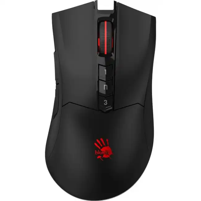 Мышь Bloody R90 Plus Stone Black R90PLUS/ STONE BLACK ACTIVATED (Игровая, Беспроводная)