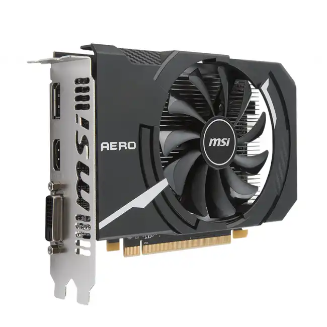 Видеокарта MSI Radeon RX 550 AERO ITX 4G OC (4 ГБ)