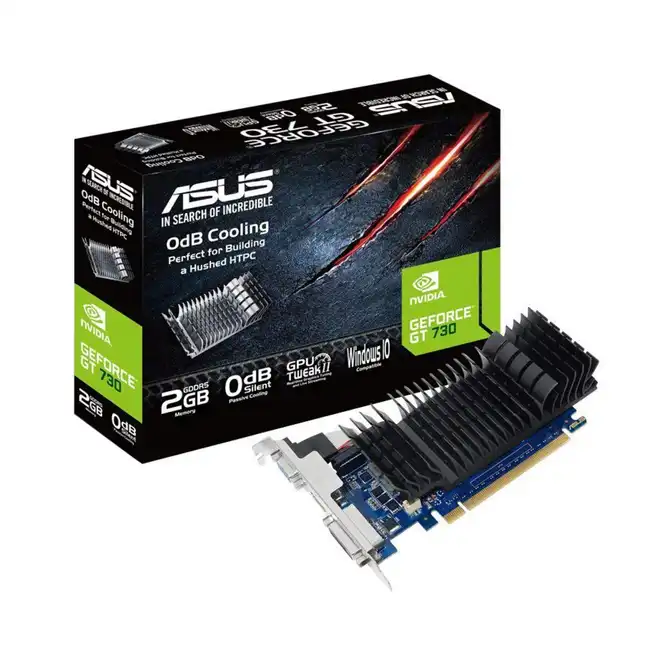 Видеокарта Asus GeForce GT 730 SILENT BRK 90YV06N2-M0NA00 (2 ГБ)