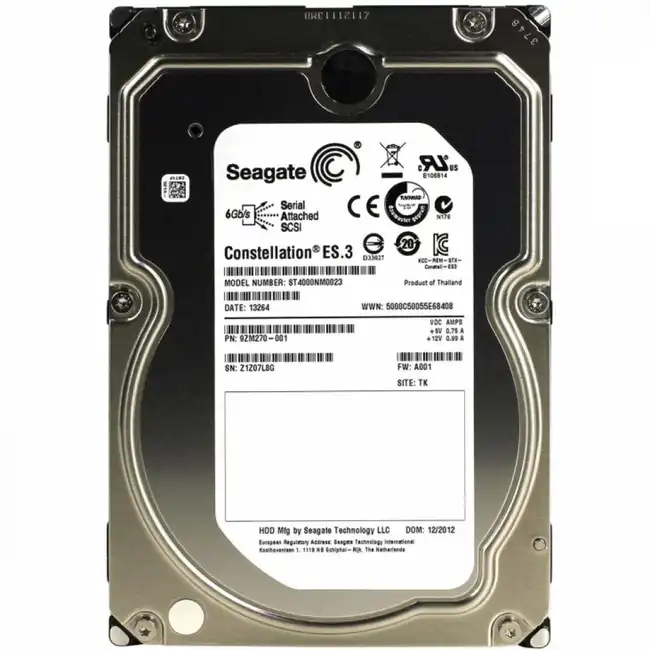 Внутренний жесткий диск Seagate Constellation ES.3 ST4000NM0023 (HDD (классические), 4 ТБ, 3.5 дюйма, SAS)