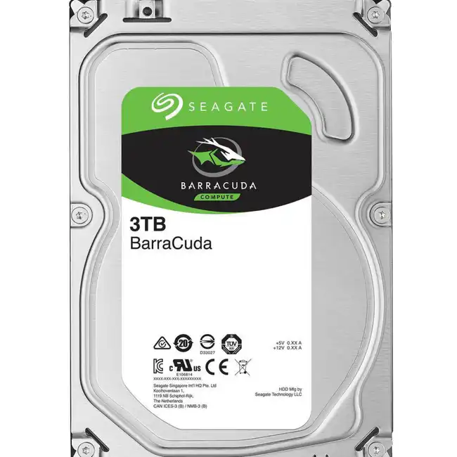 Внутренний жесткий диск Seagate Barracuda 3TB SATA 3.5" 7200RPM 64Mb ST3000DM008 (HDD (классические), 3 ТБ, 3.5 дюйма, SATA)