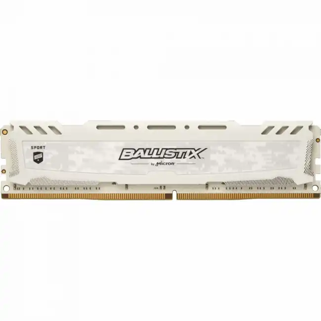 ОЗУ Crucial Ballistix Sport LT White BLS8G4D32AESCK (DIMM, DDR4, 8 Гб, 3200 МГц)